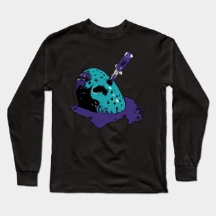 Jason Voorhees mask NES version Long Sleeve T-Shirt